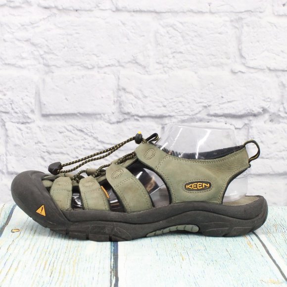 Keen Other - Keen Newport Green Suede Water Hiking Sandals Size Eu 43 US 10